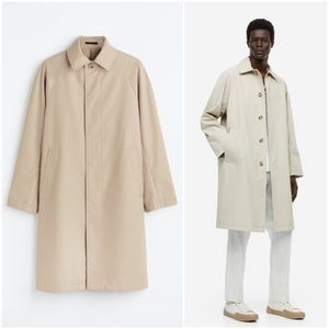 Beige Men’s Car Coat (L)